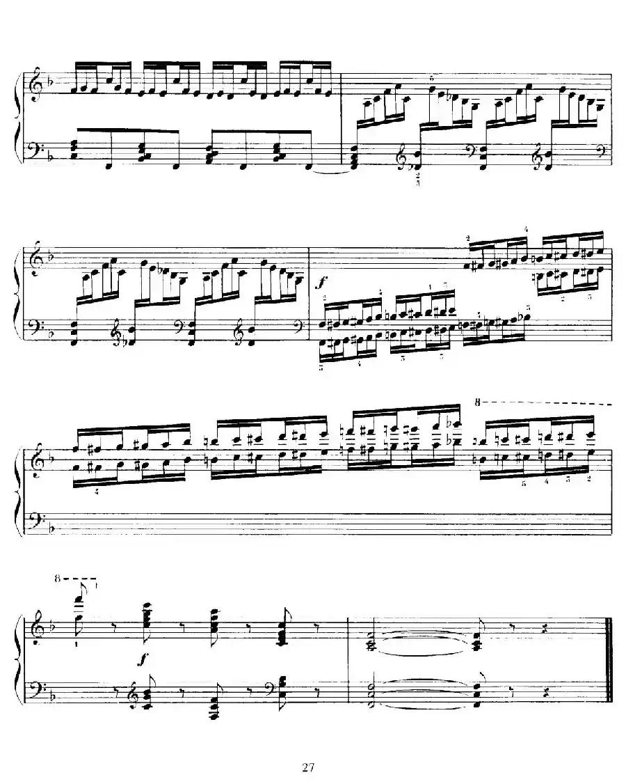 15 Etudes de Vortuosite Op.72（15首辉煌练习曲·6）