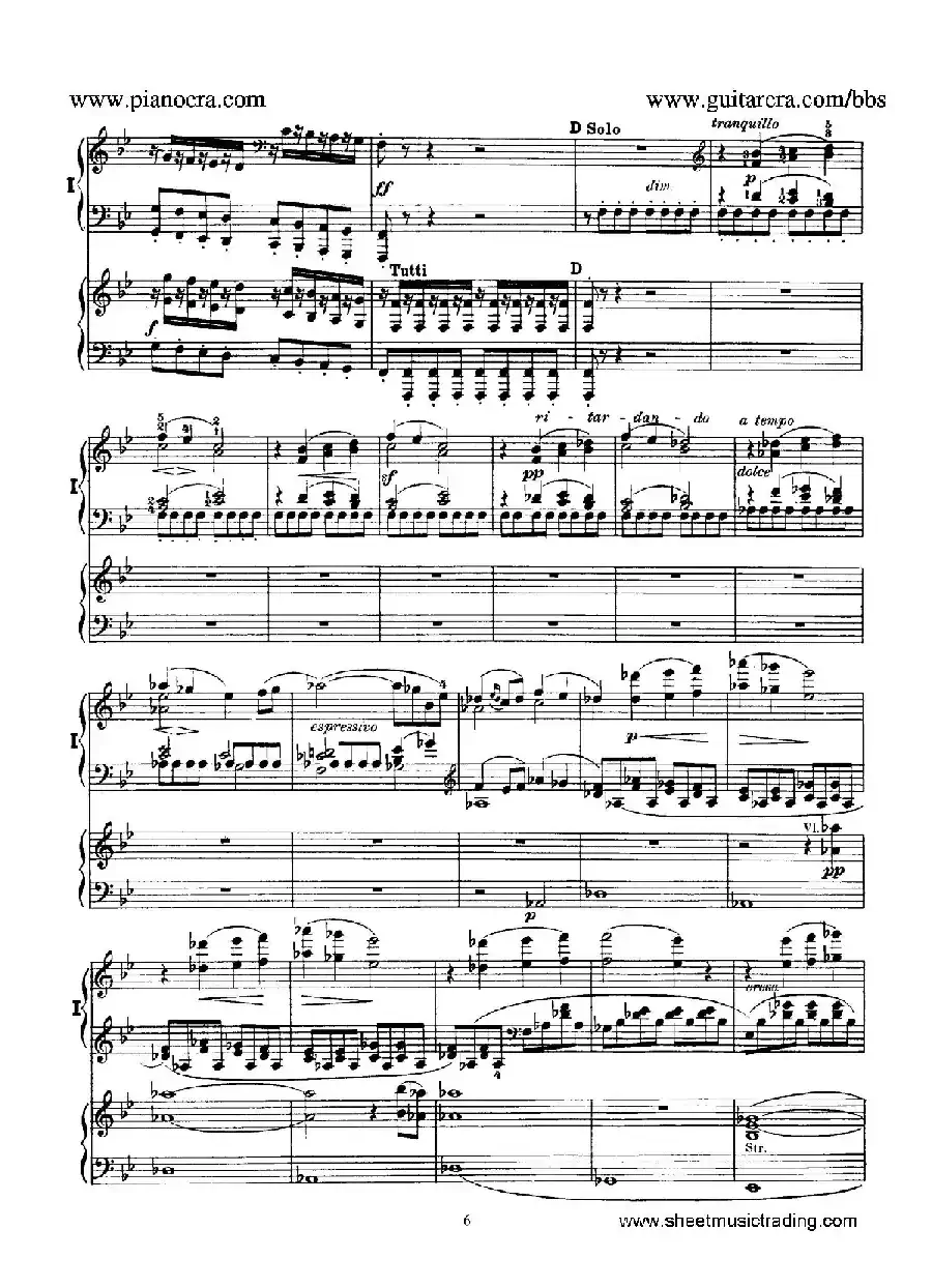 Piano Concerto No.1 in g Minor Op.25（g小调第一钢琴协奏曲·双钢琴）