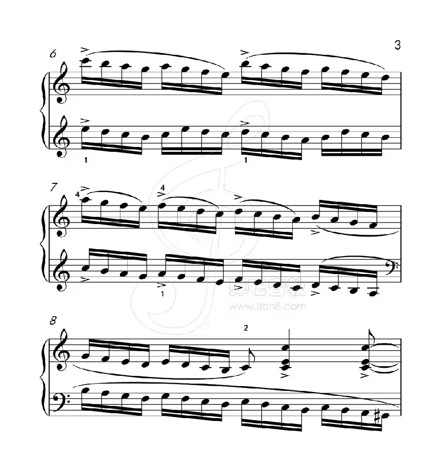 练习曲 1(克拉莫钢琴练习曲60首)