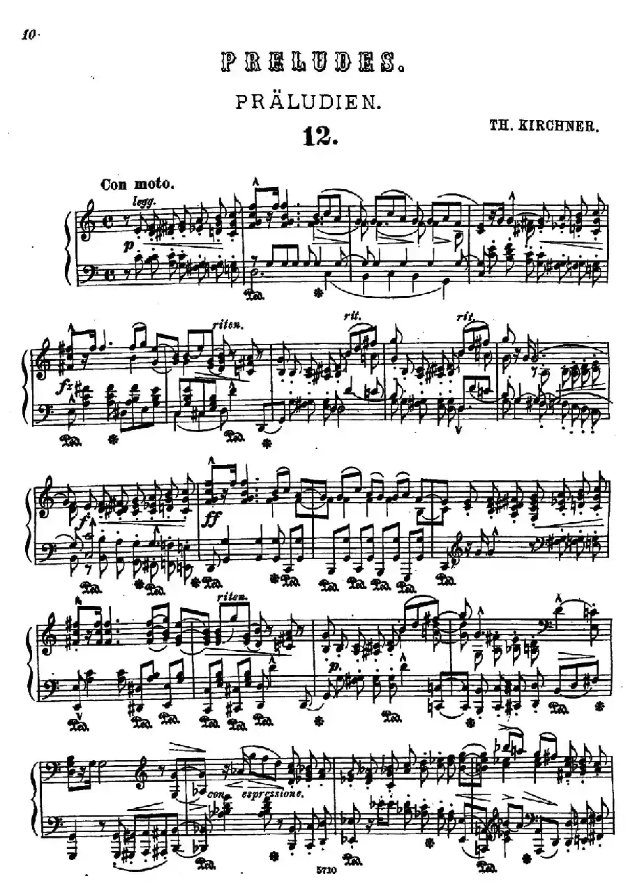 16 Preludes Op.9（16首前奏曲·12）