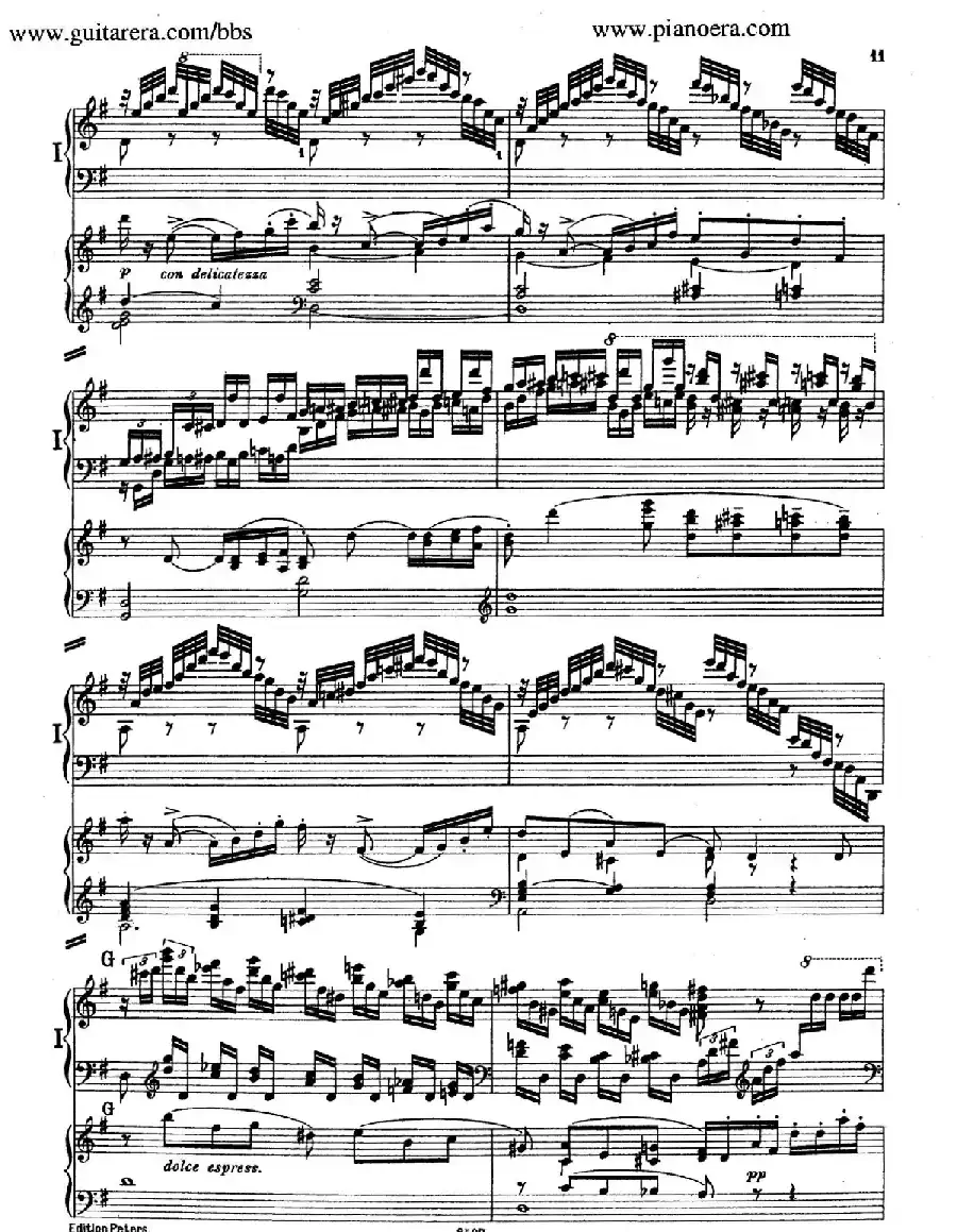 Piano Concerto in E Major Op.59（E大调钢琴协奏曲·双钢琴·第一乐章）