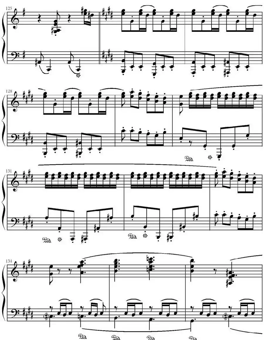 E大调回旋随想曲（门德尔松Op.14）