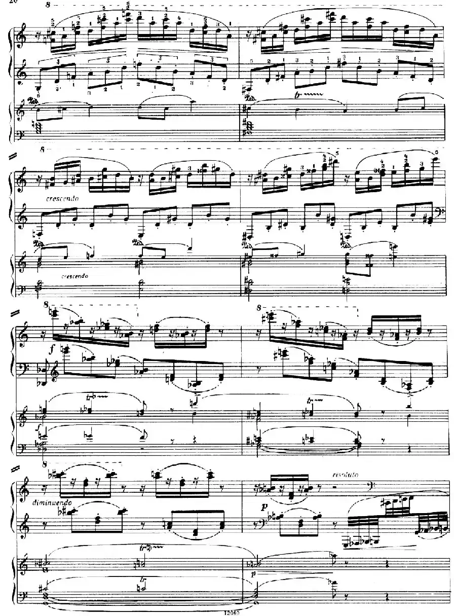 Piano Concerto No.2 in c Minor Op.50（c小调第二钢琴协奏曲·Ⅰ·双钢琴）