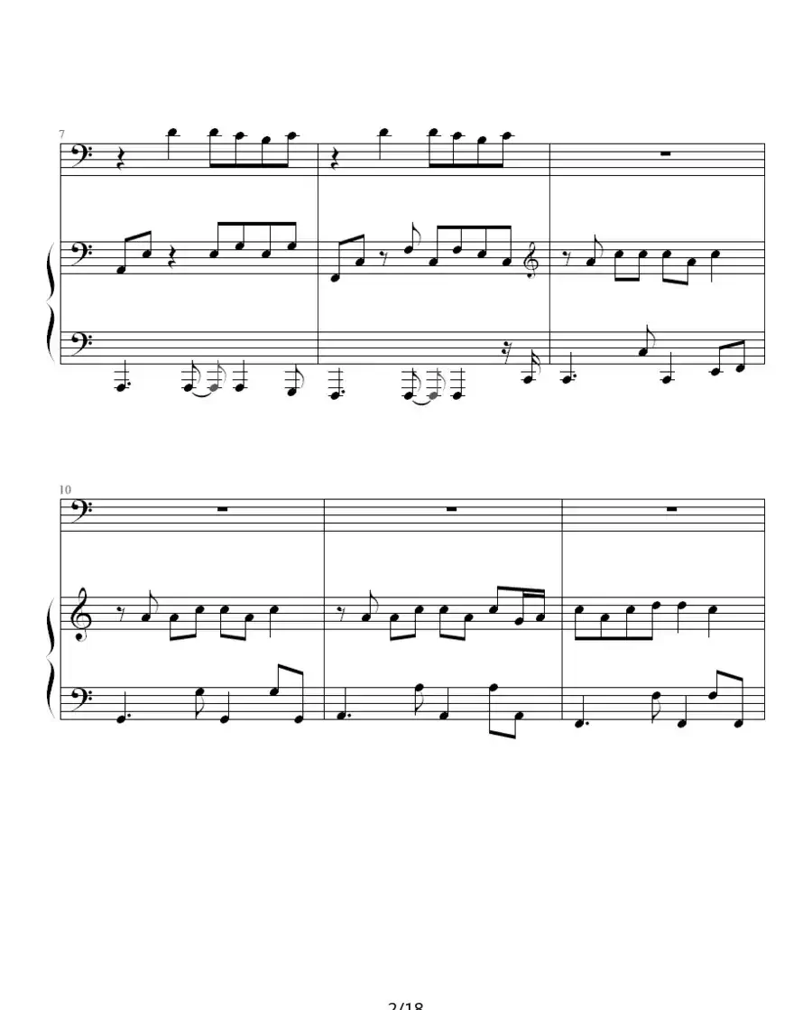 Title（钢琴伴奏谱）