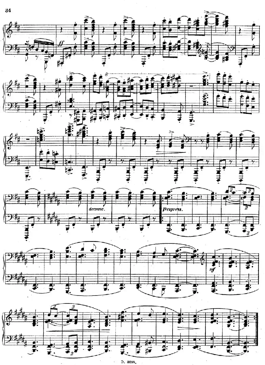 Four Pieces 4首小品 Op.2（Ⅳ）