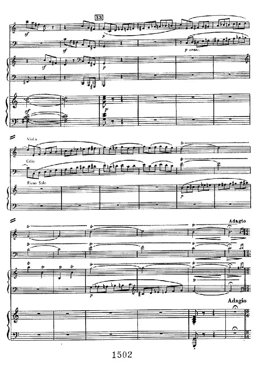 Triple Concerto in C Major Op.56（C大调三重协奏曲·双钢琴·Ⅲ）