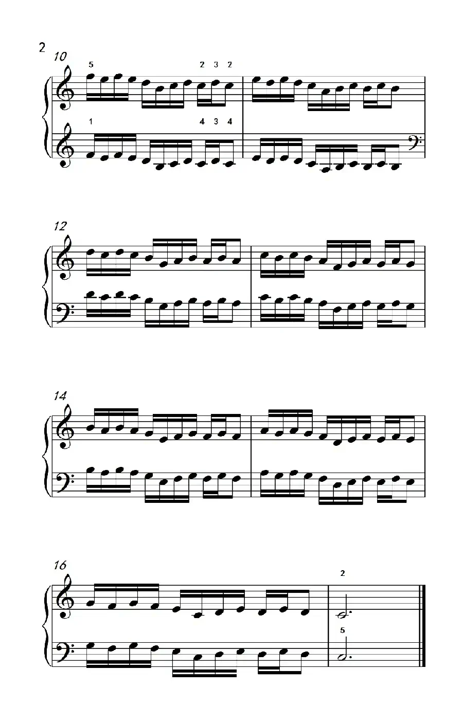 八.提高速度.增强手指灵活性的练习36(儿童钢琴手指练习 1)