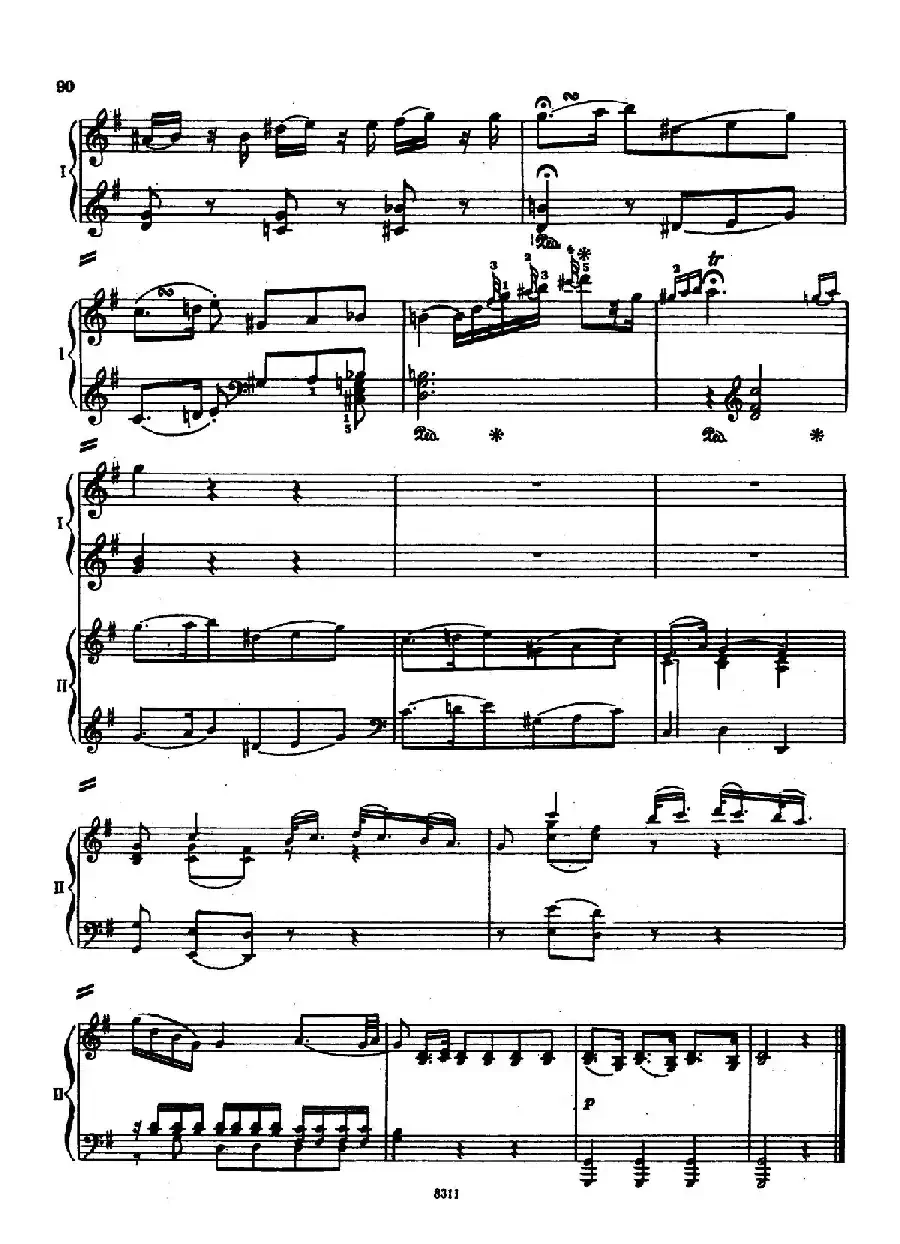Concerto no 5 K 175 - 2 Piano（Ⅱ）