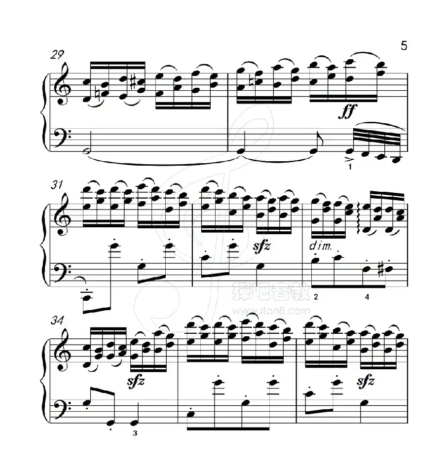 练习曲 26(克拉莫钢琴练习曲60首)