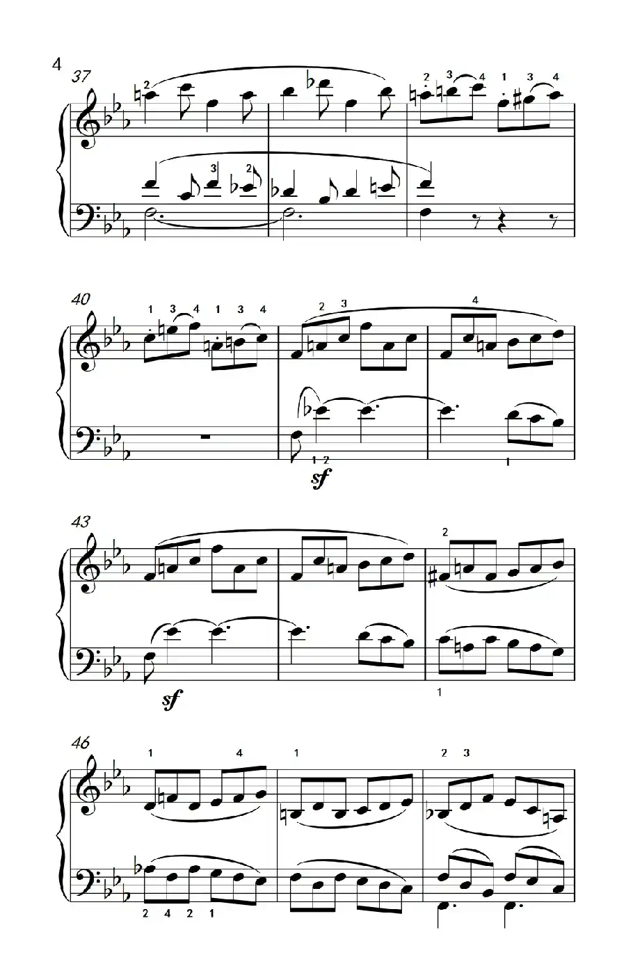 奏鸣曲 Opus 7 第一乐章(贝多芬奏鸣曲集 2)