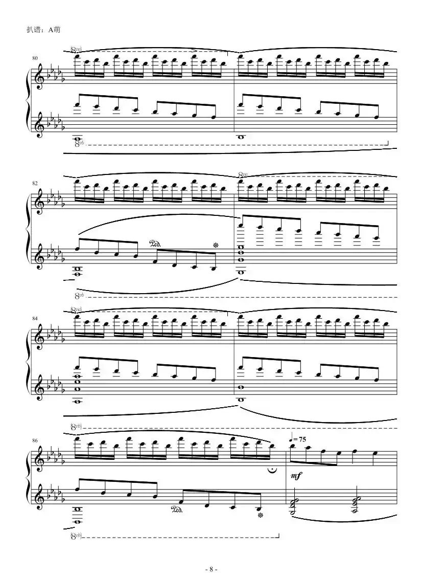 Luv Letter（双轨钢琴版）