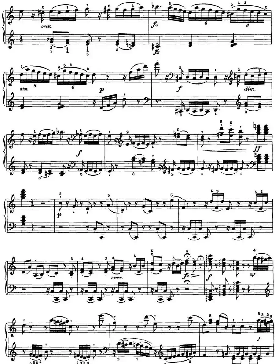 海顿 钢琴奏鸣曲 Hob XVI 50 in C major