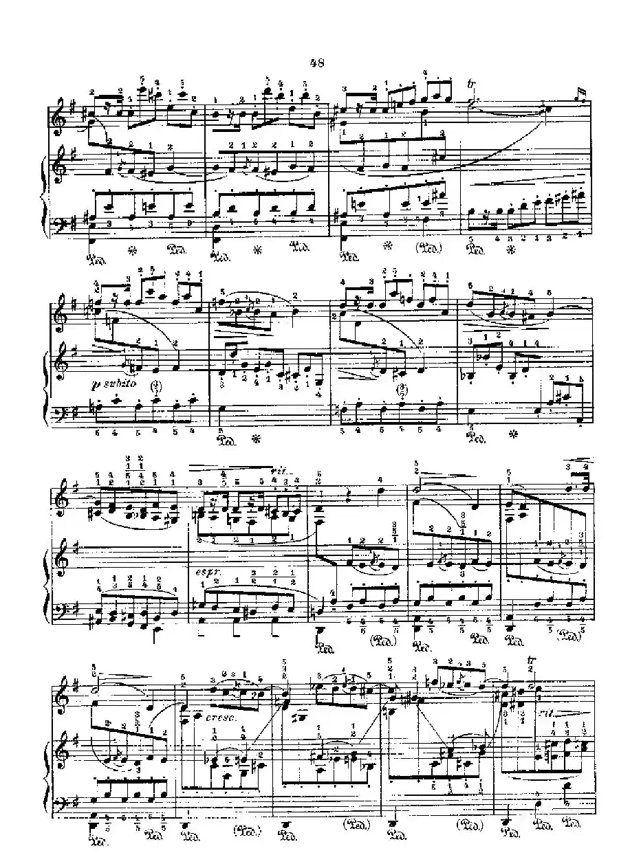 53首以肖邦练习曲为素材而作的练习曲（No.46）
