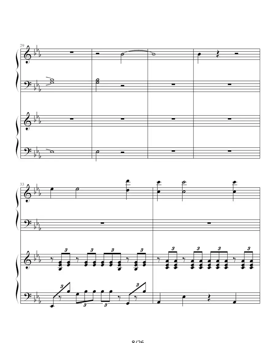 ココロの音(双钢琴)