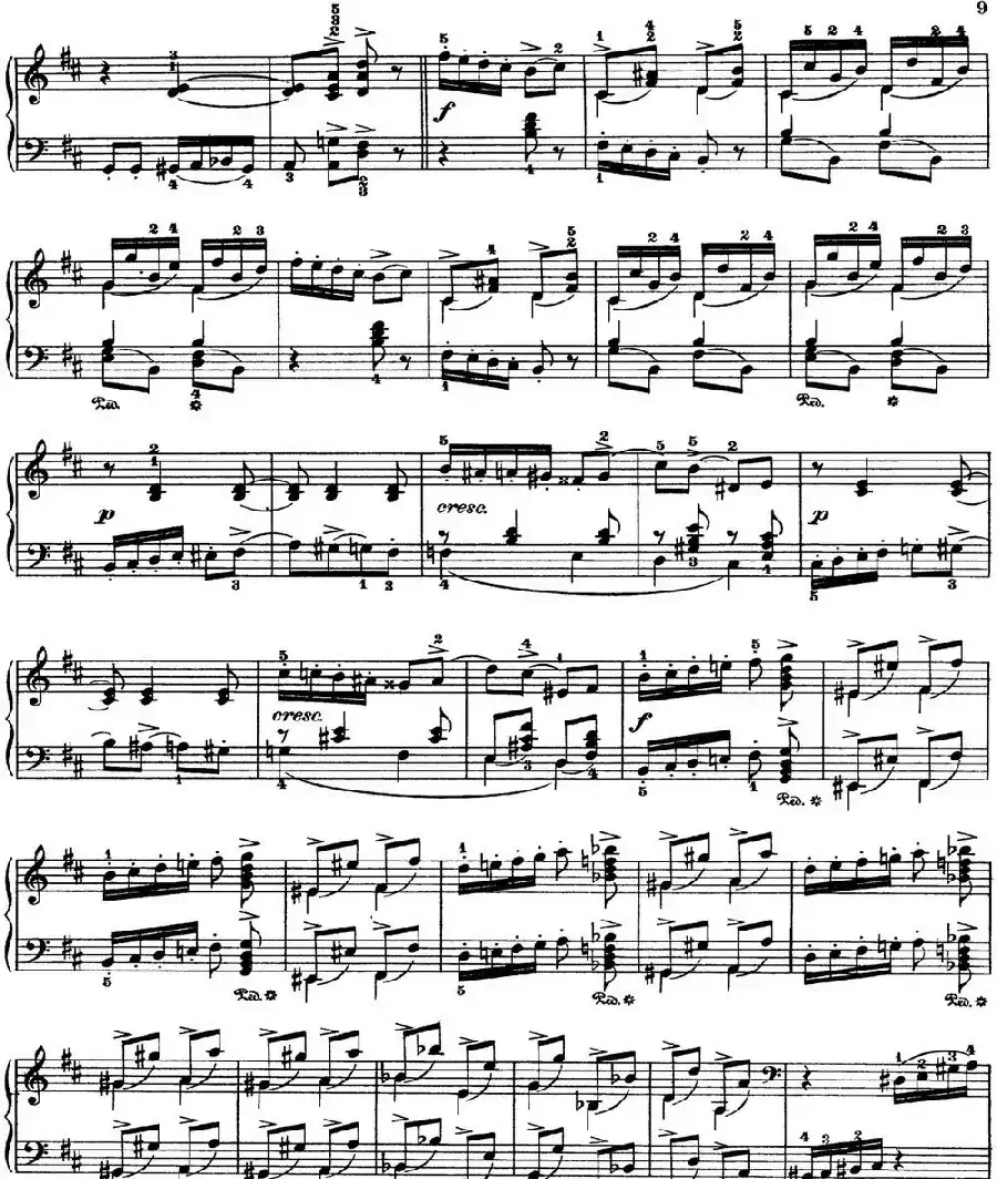 柴可夫斯基 四季 2月 狂欢节 D大调 Carnival D major