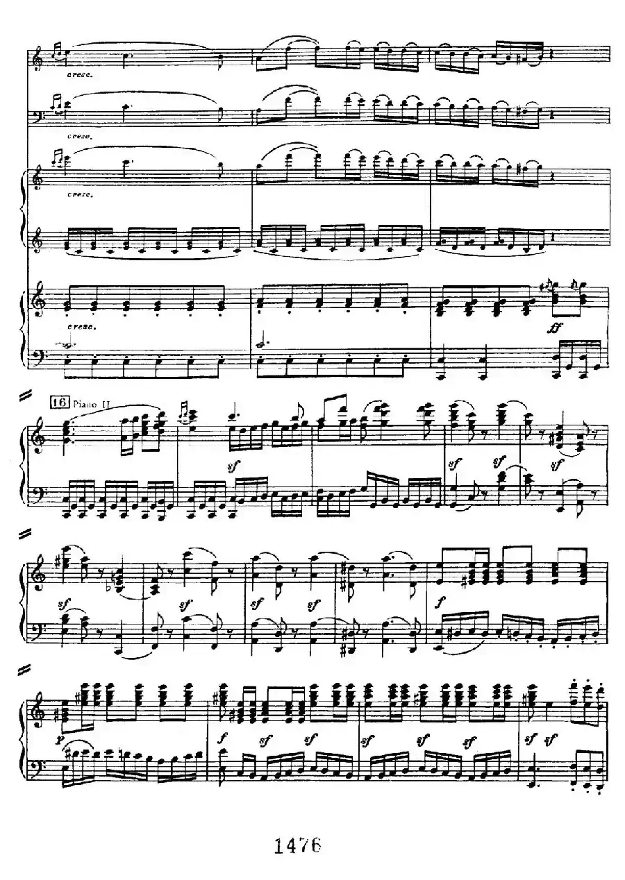 Triple Concerto in C Major Op.56（C大调三重协奏曲·双钢琴·Ⅲ）