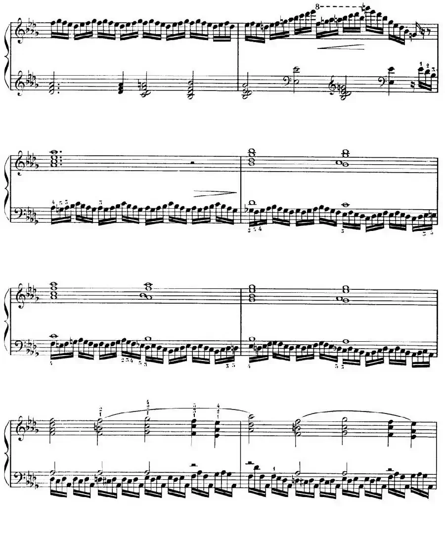 15 Etudes de Virtuosité Op.72 No.12（十五首钢琴练习曲之十二）