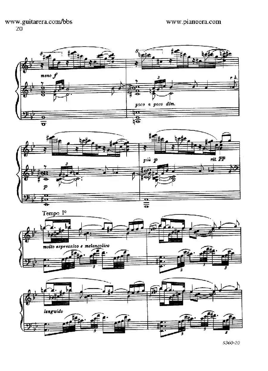 Fourth Piano Sonata S.360（第四钢琴奏鸣曲）