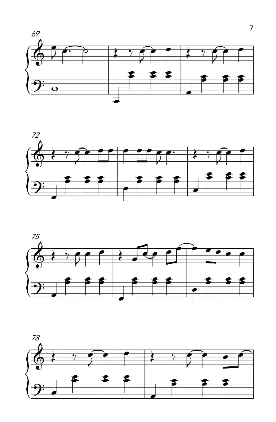 Let it Go(《弹吧音教》制谱版)