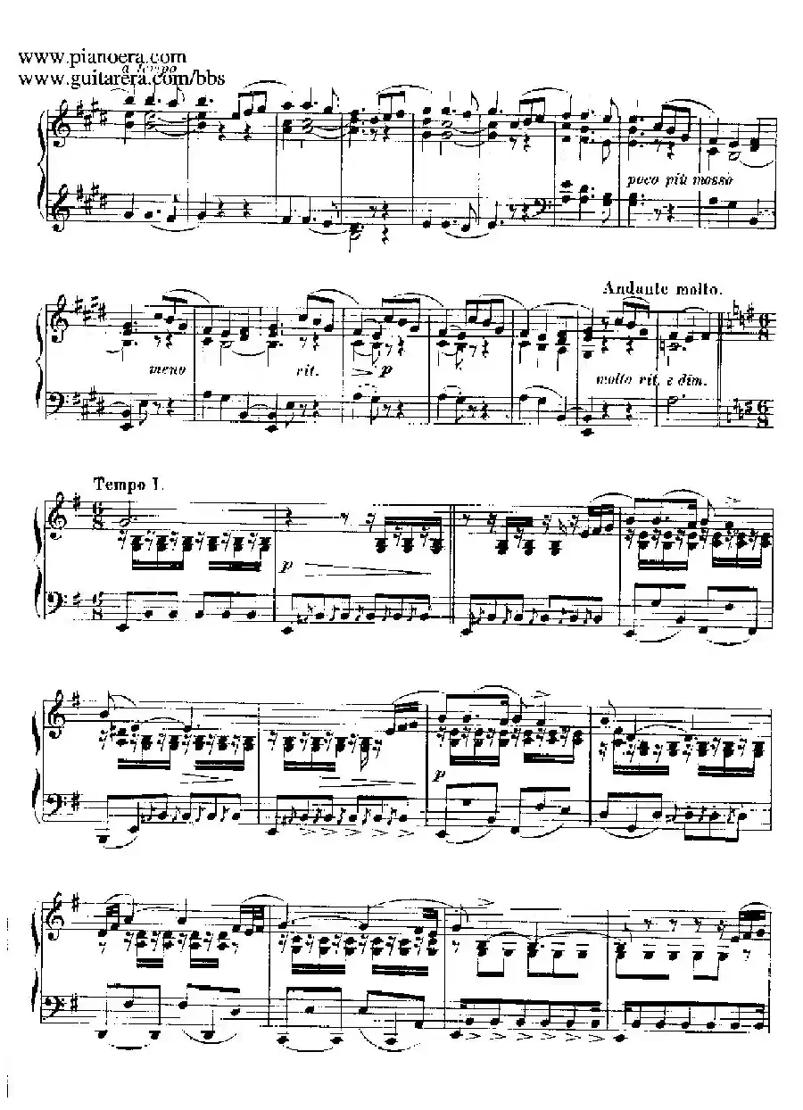 12 Spanish Danses Op.37（12首西班牙舞曲·5）
