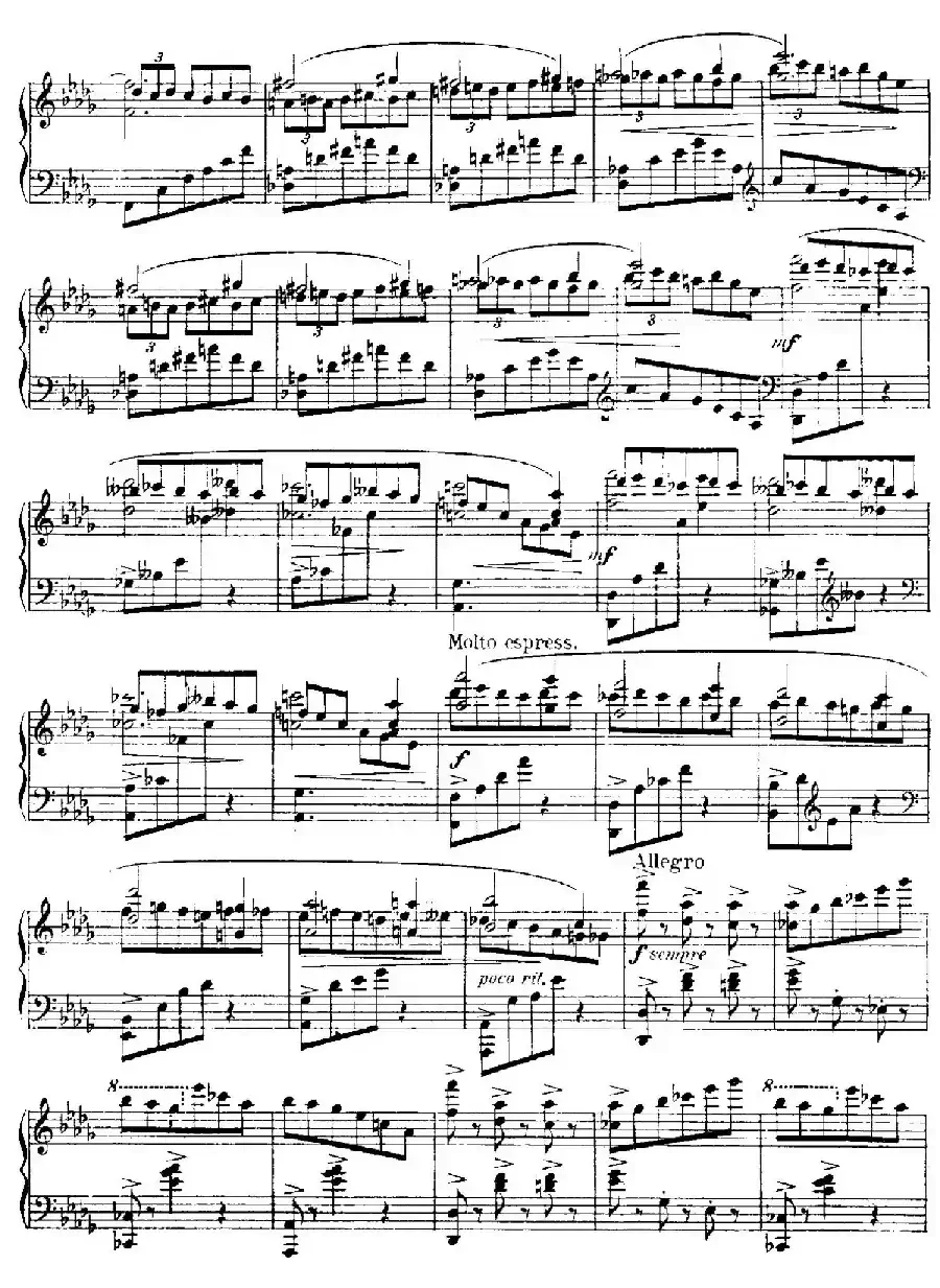 4 Valses Caprice（4首随想圆舞曲）（Op.38 No. 2 in D-flat）