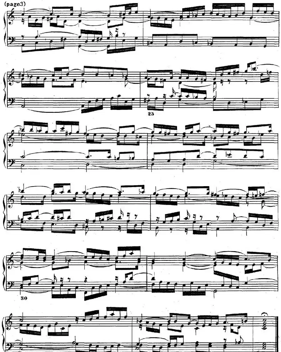 巴赫《平均律钢琴曲集·第二卷》之前奏曲(NO.1)