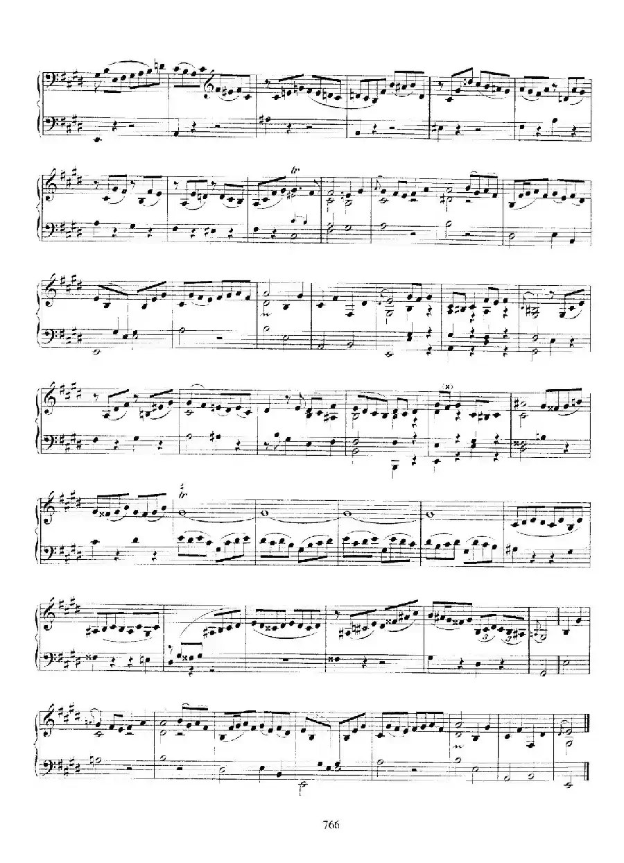 Partita in E Major BWV 1006a（E大调第三无伴奏小提琴组曲·钢琴独奏版）