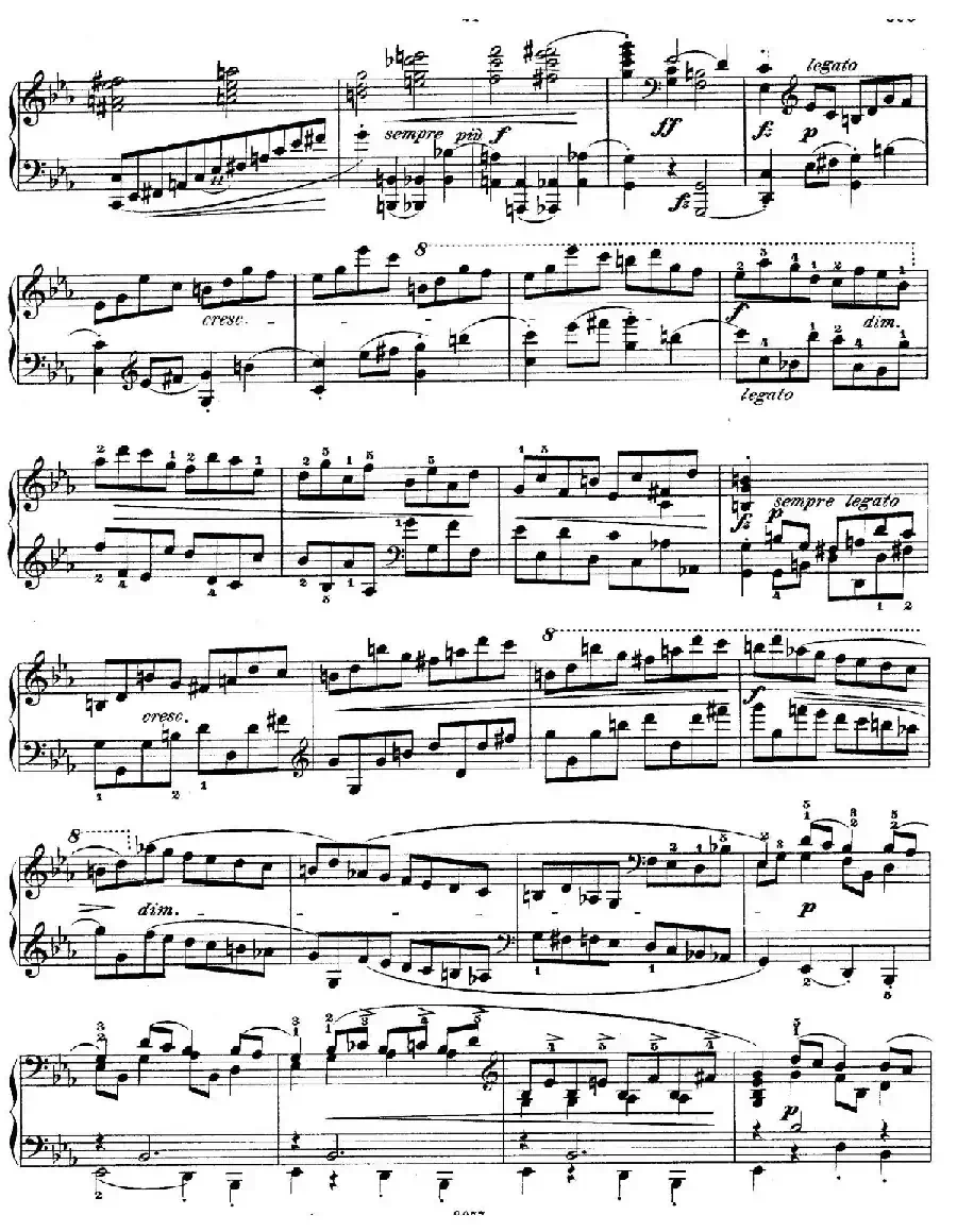 Piano Sonata No.1 in c Minor Op.4 （c小调第一钢琴奏鸣曲）