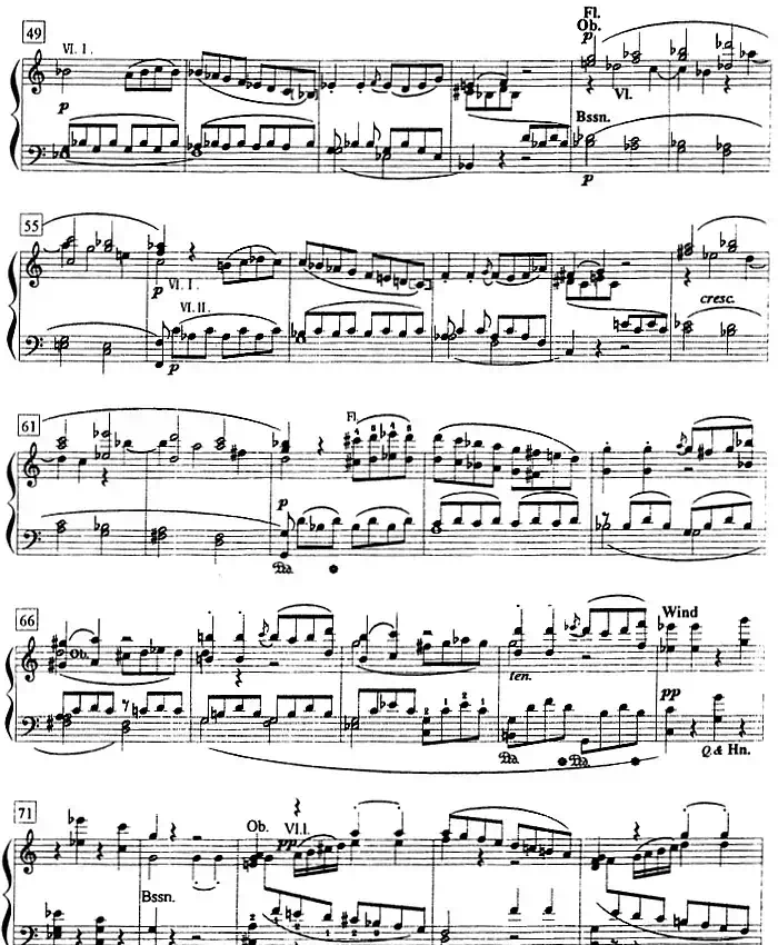 钢琴教程第八级 大型乐曲（C大调第一钢琴协奏曲 Op.15 第一乐章）