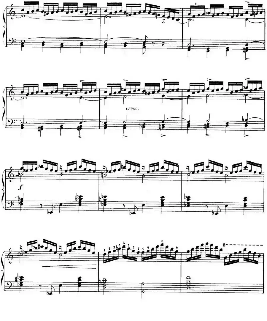 15 Etudes de Virtuosité Op.72 No.10（十五首钢琴练习曲之十）