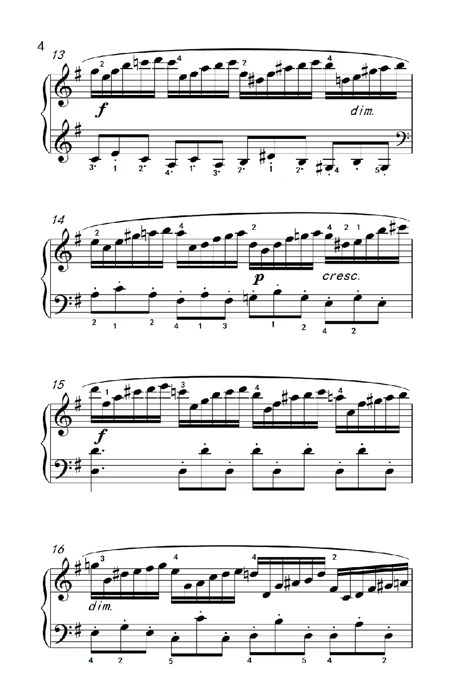 第七级1.练习曲(中央音乐学院 钢琴(业余)考级教程 7-9级)