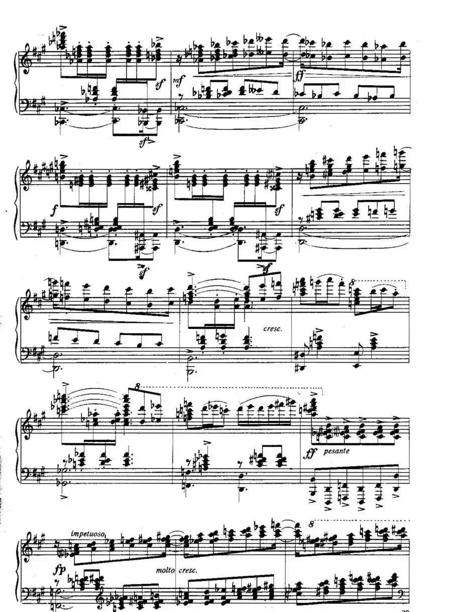 Six Préludes Exotiques Op·17（6首特色前奏曲·3）