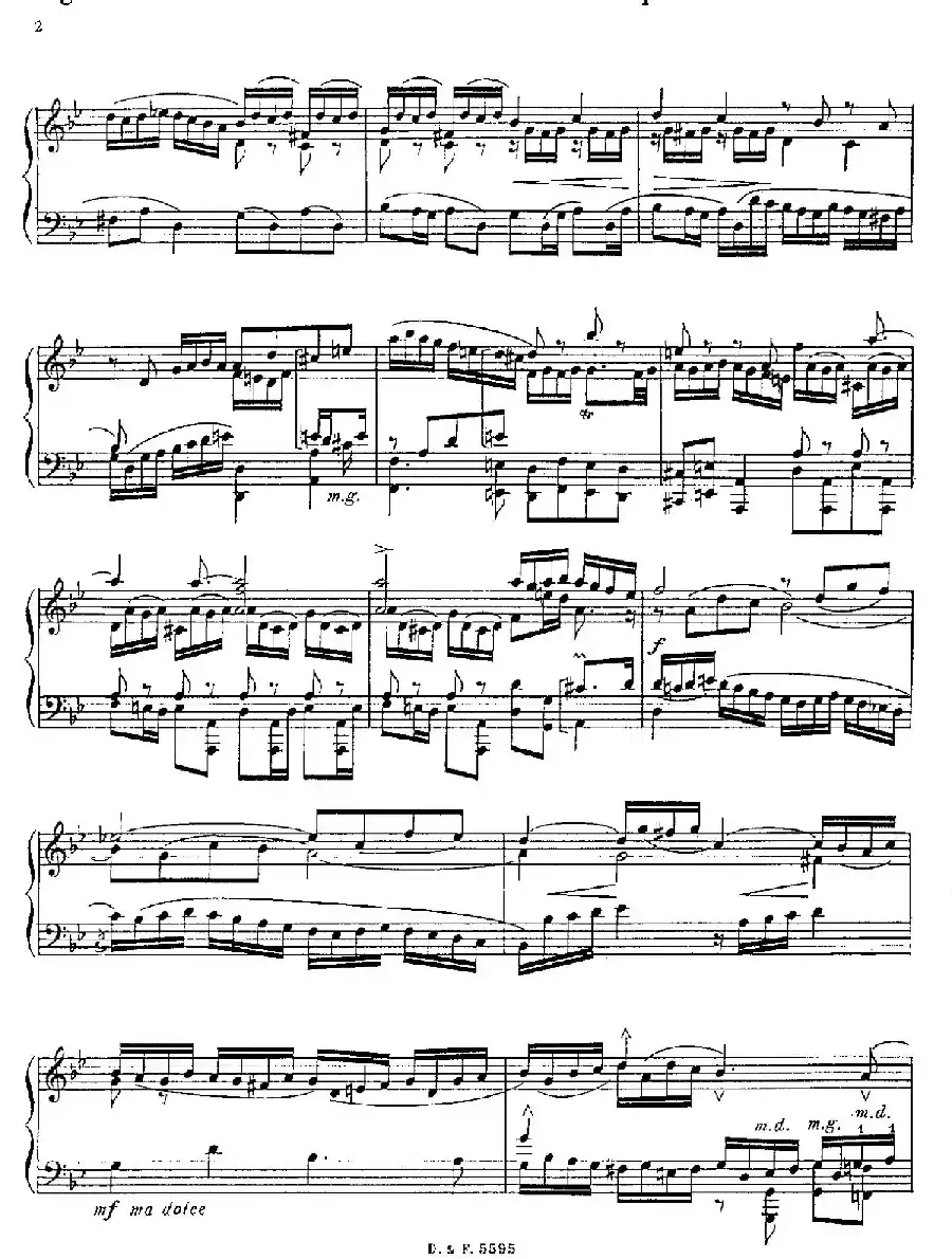 Fugue in g Minor BWV 578（g小调赋格·菲利普改编钢琴独奏版）