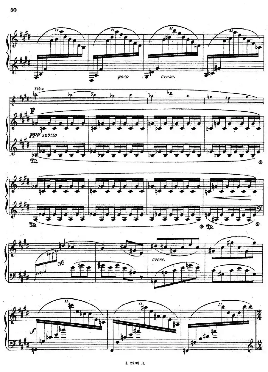 Symphony on a French Mountain Air Op.25（法国山歌交响曲·钢琴独奏·Ⅲ）