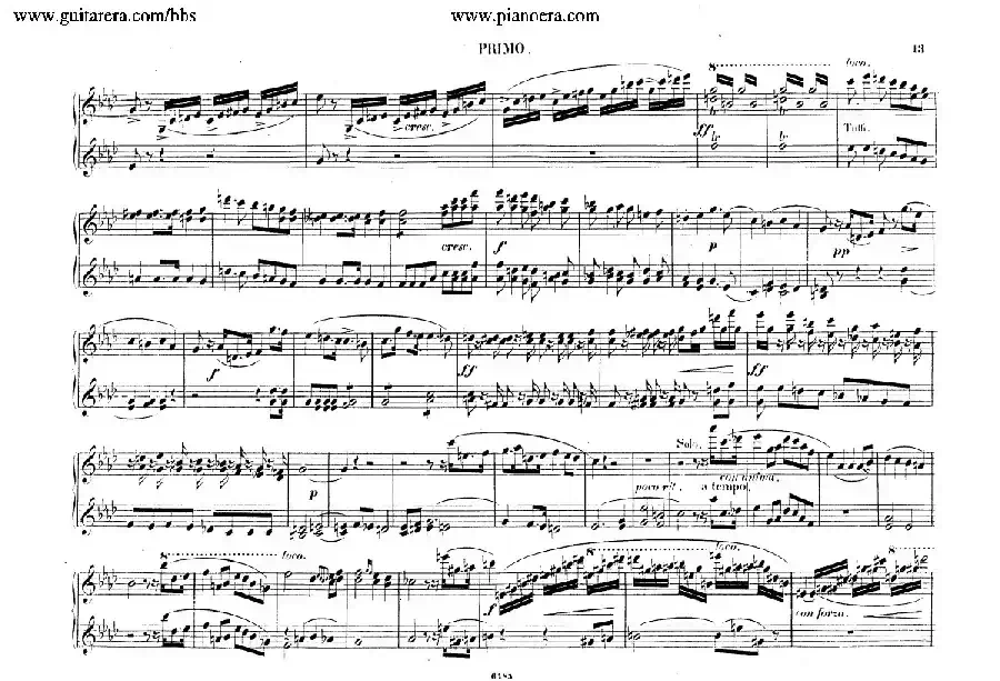 Piano Concerto No.2 in f Minor Op.21（f小调第二钢琴协奏曲·四手联弹版）