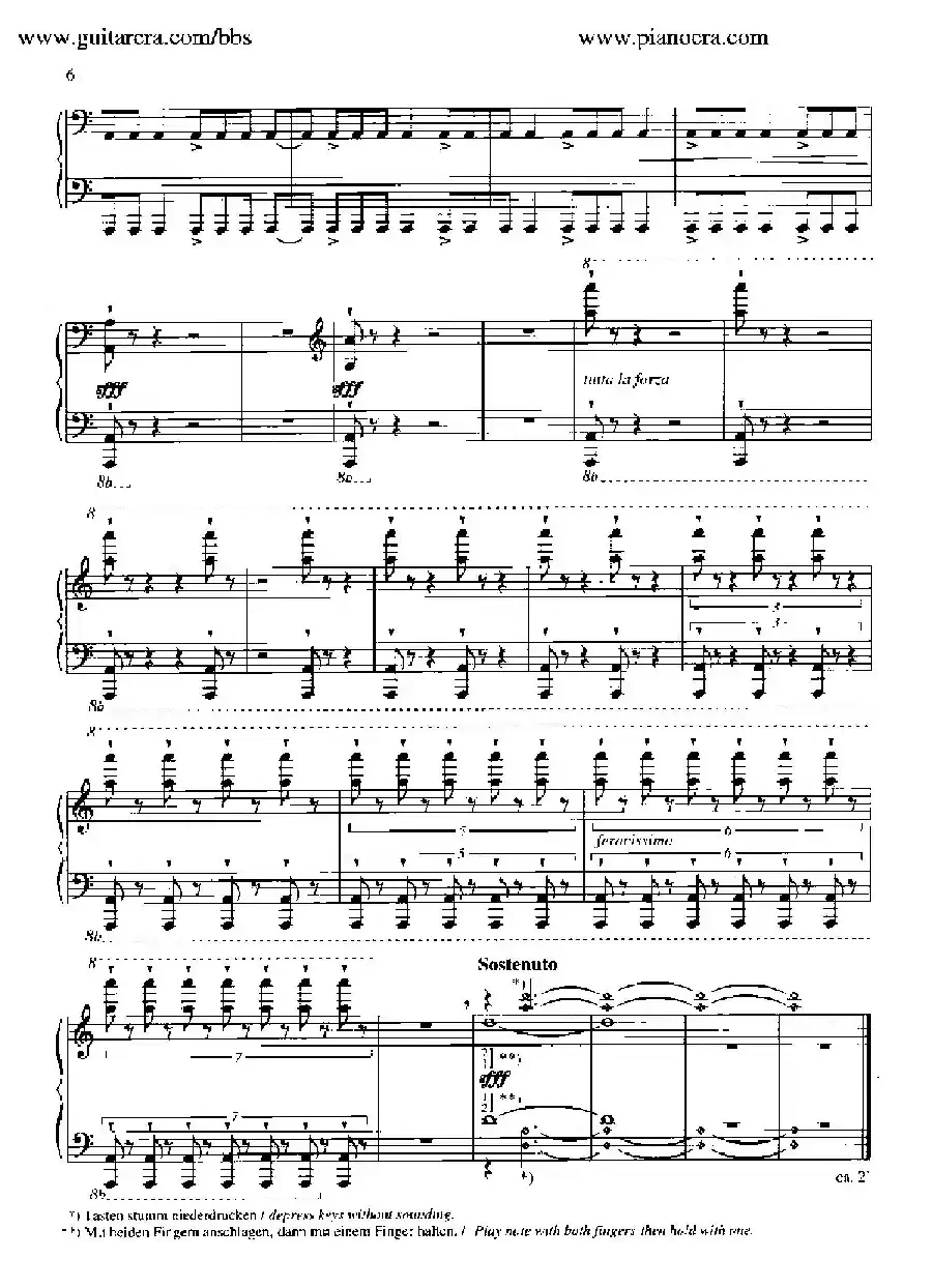 Musica Ricercata（音乐习作·1）