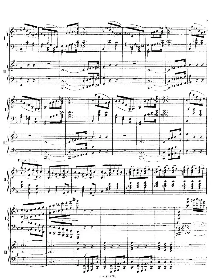 Piano Concerto No.2 in F Major Op.35（F大调第二钢琴协奏曲·Ⅰ·双钢琴）