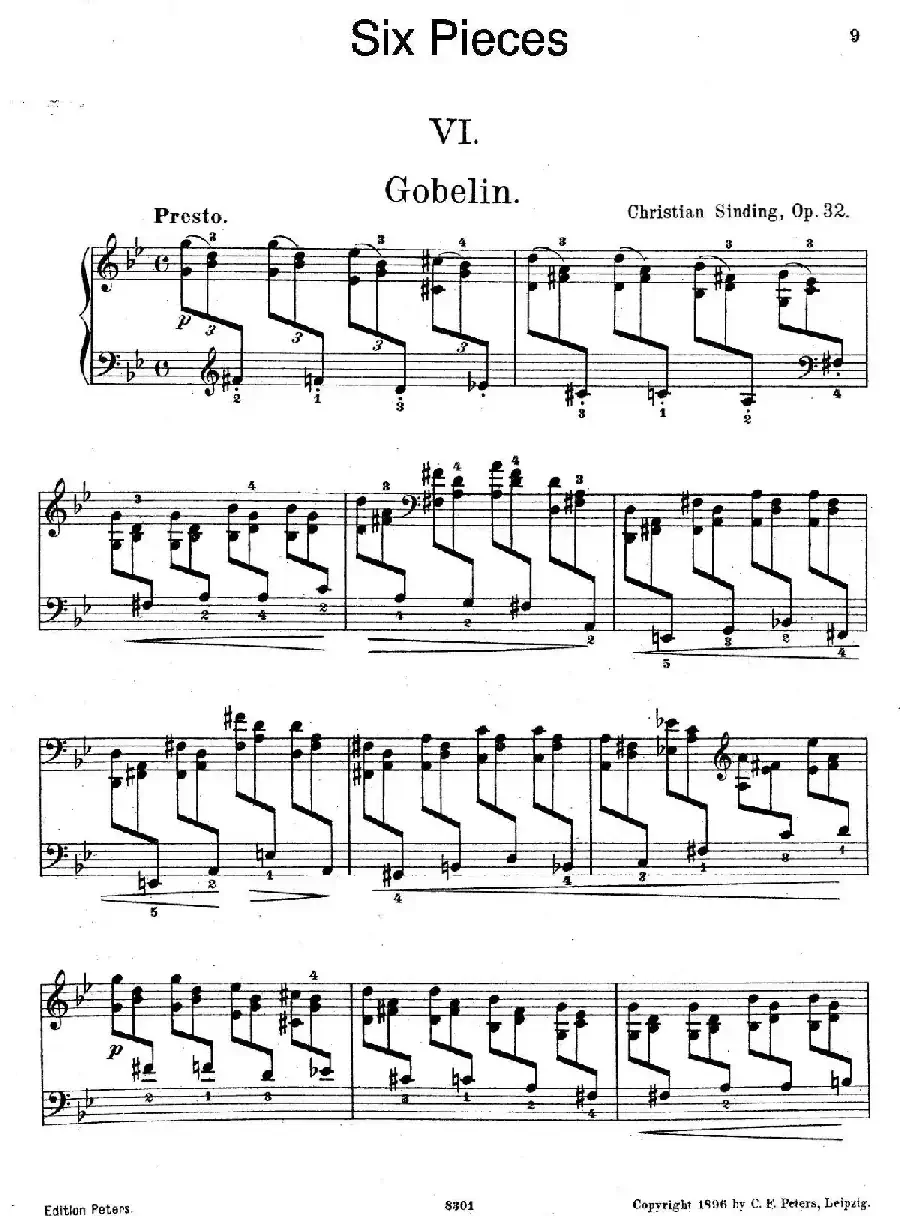 Six Pieces Op.32（6首小品·6. 精灵 ）