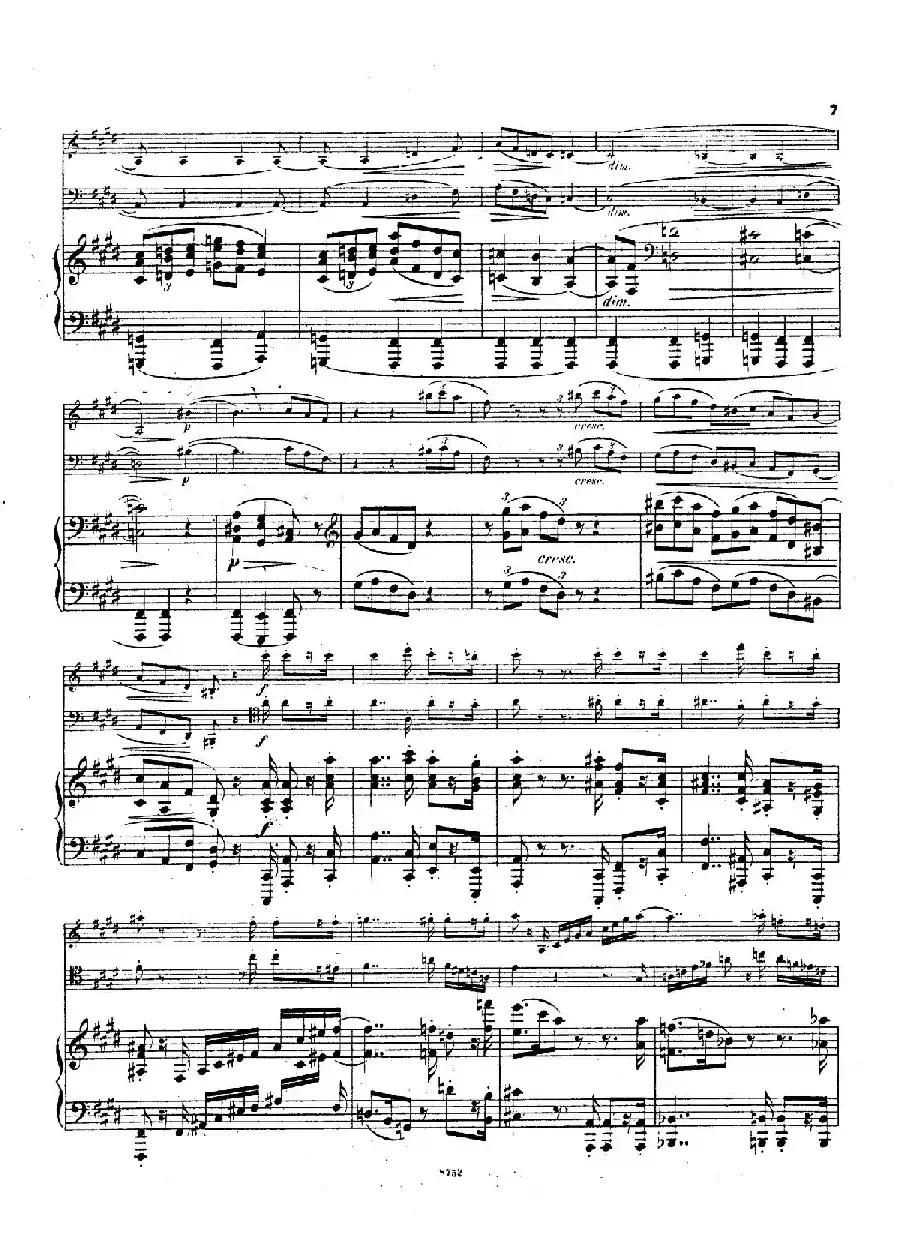 Piano Trio No.3 in c Minor Op.101（c小调第三钢琴三重奏）