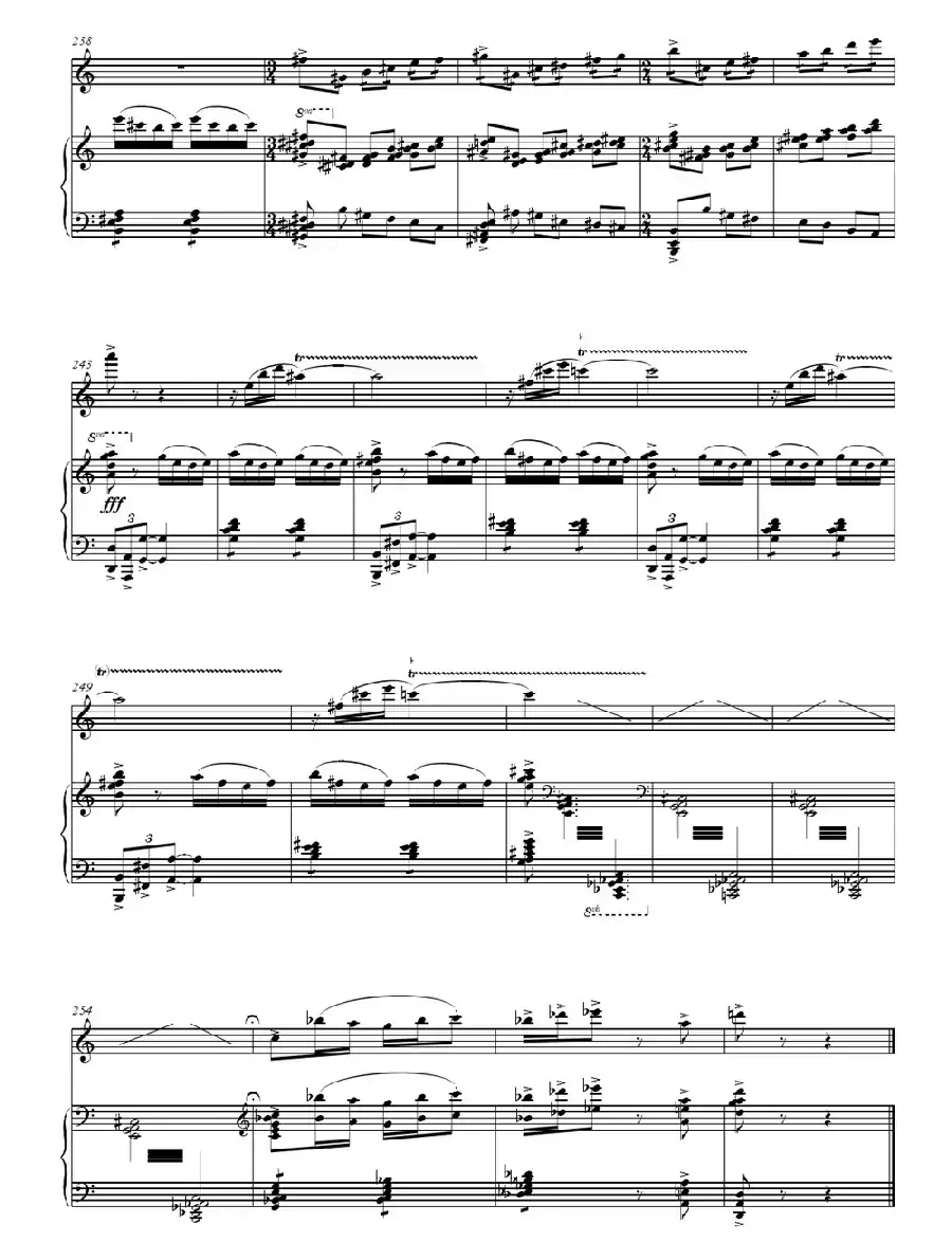 村寨欢歌(笛子与钢琴)