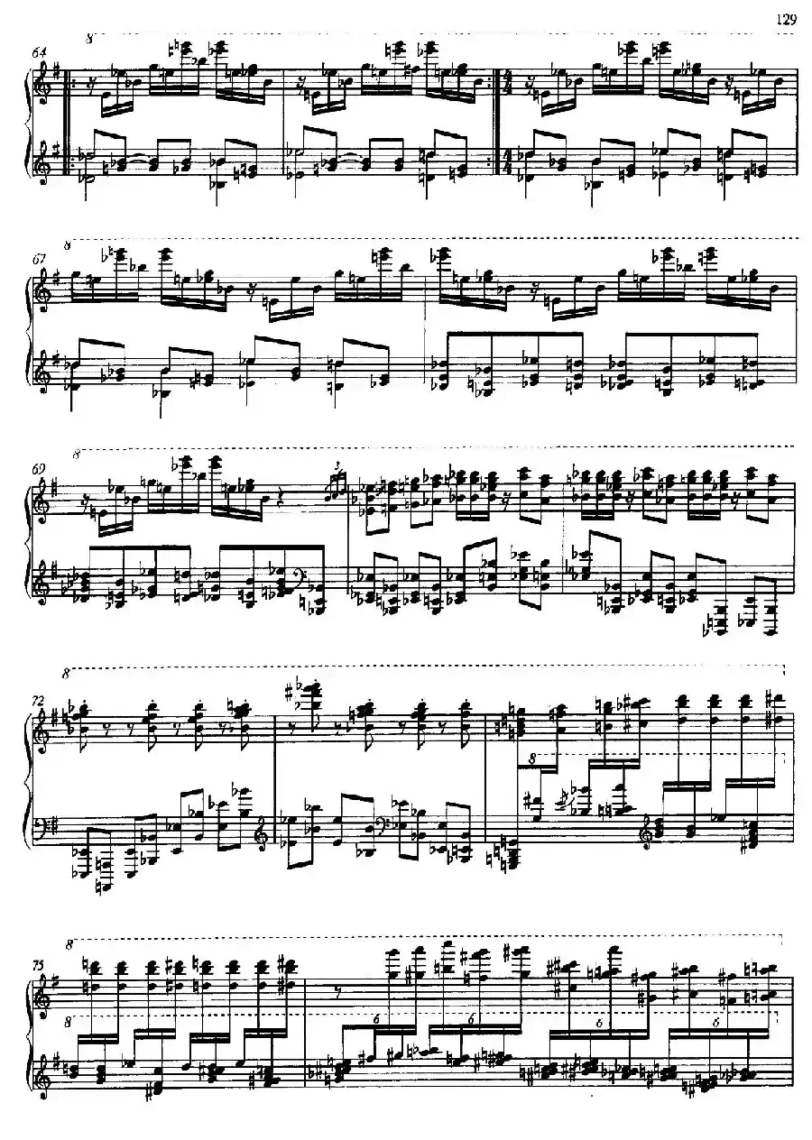Sabre Dance（马刀舞曲）（齐夫拉改编钢琴独奏版）
