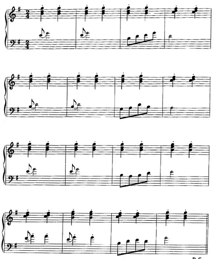 钢琴小品：小兔跳