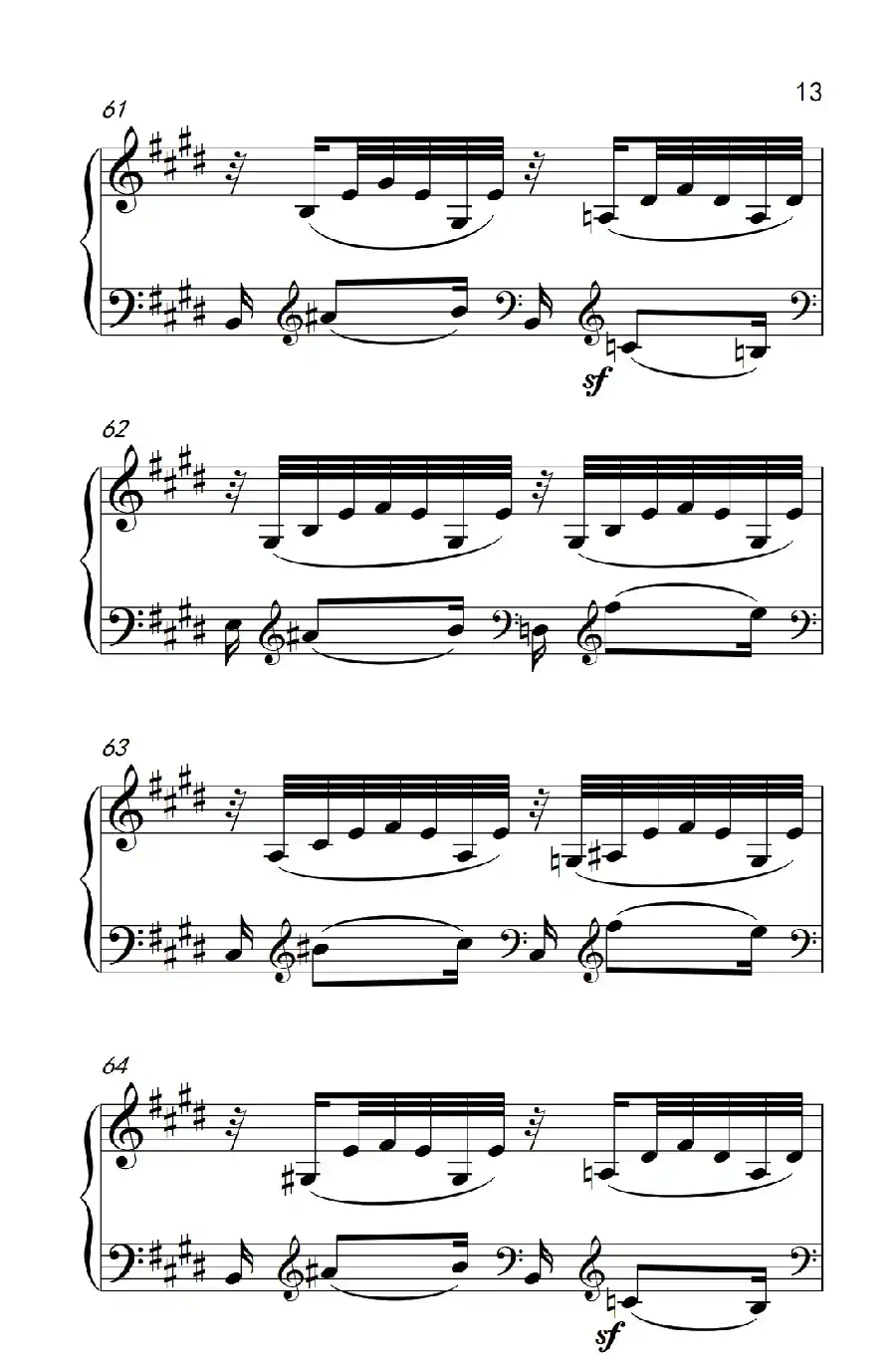 奏鸣曲 Opus 2 Nr.3 第二乐章(贝多芬奏鸣曲集 1)