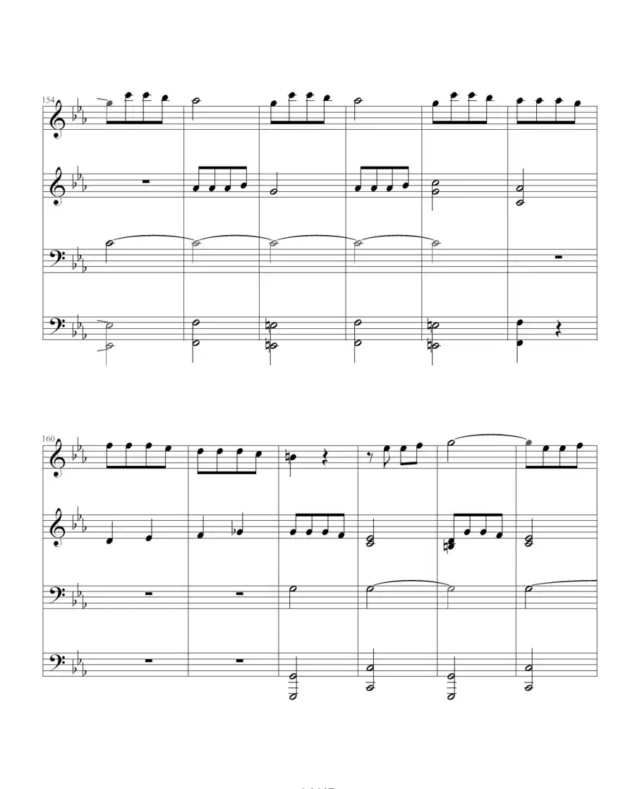 命运交响曲(四手联弹)