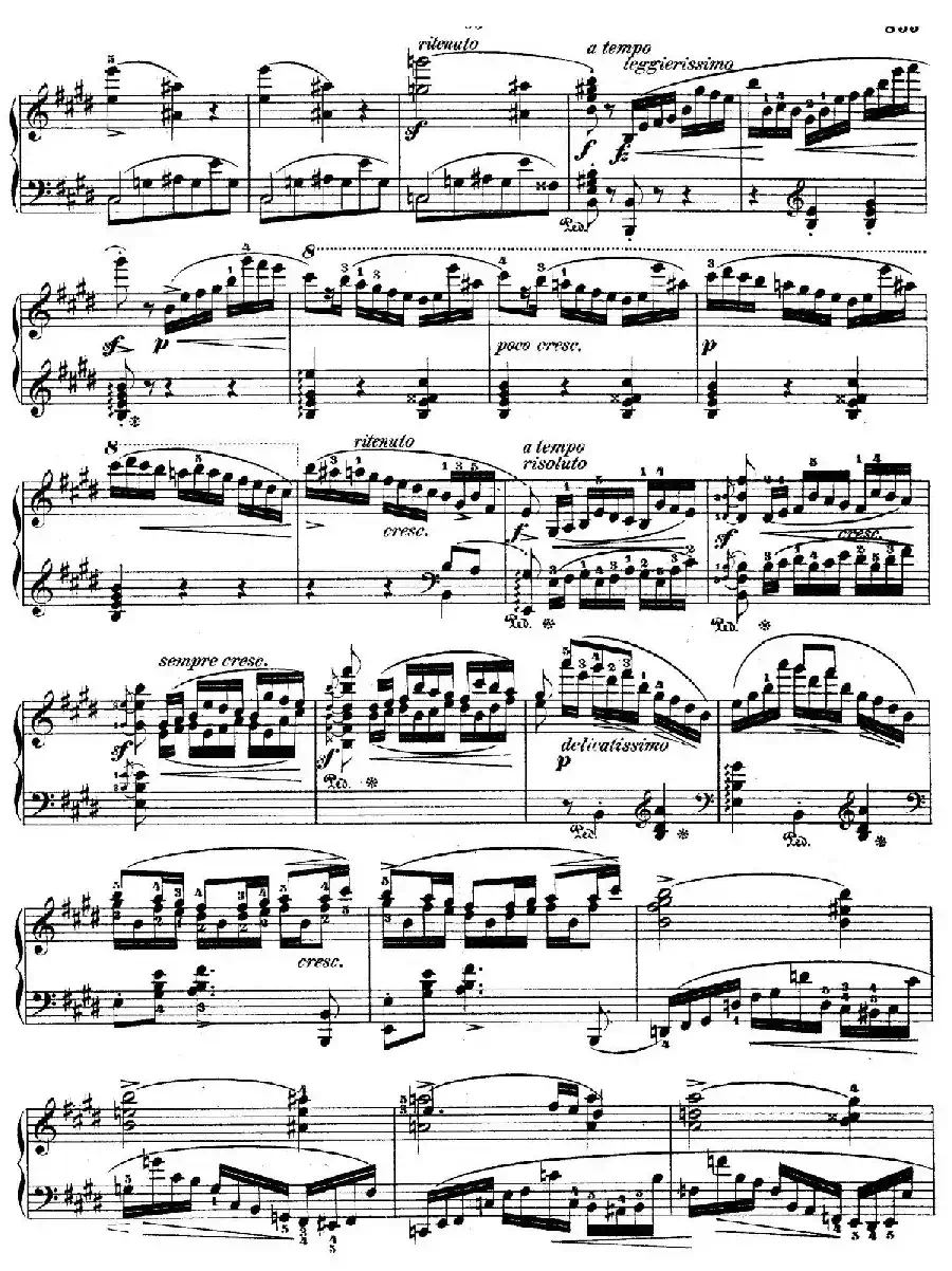 e小调第一钢琴协奏曲 Op.11（钢琴独奏版·第一乐章）