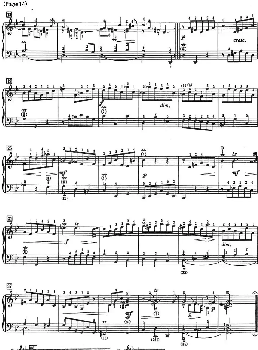 巴赫小前奏曲(NO.9-NO.12)