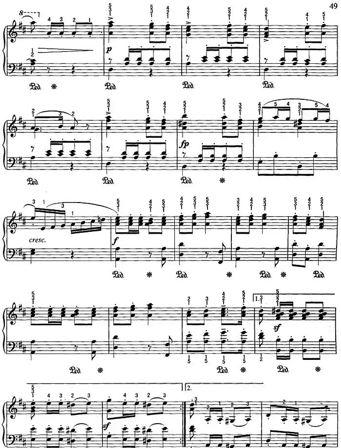 不可不弹的世界钢琴名曲：军队进行曲