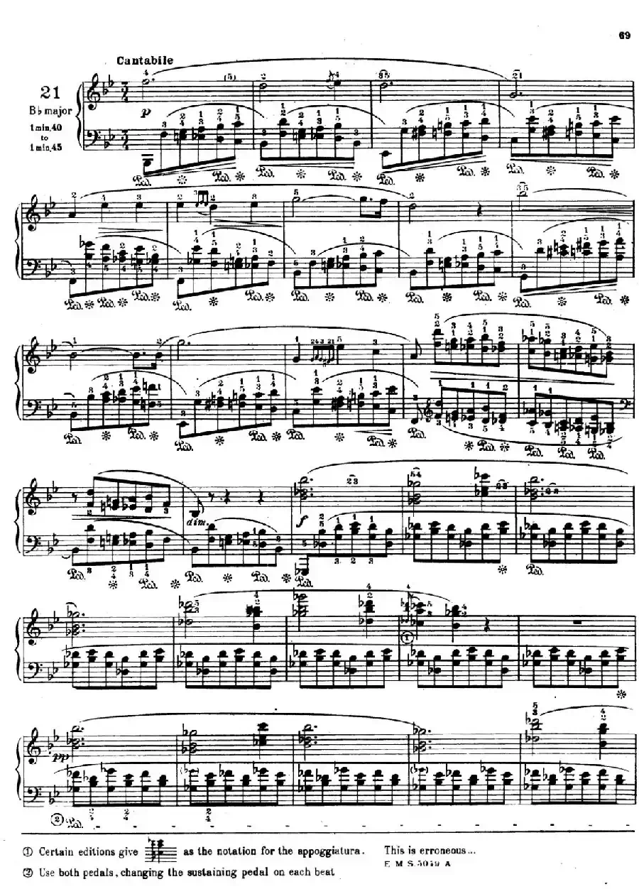 Preludes Op.28（24首前奏曲·21）