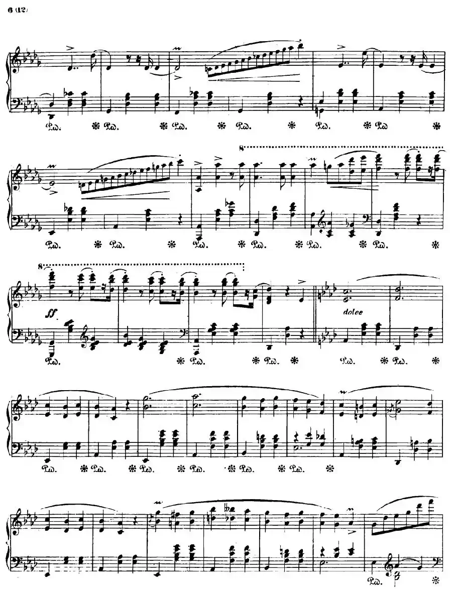 Valse brillante Op34 No1（降A大调华丽圆舞曲Op.34-1 ）