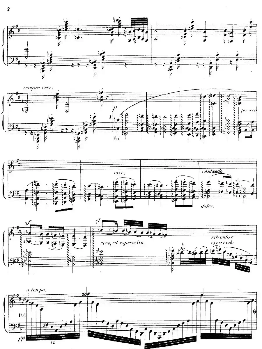 3 Grandes Etudes Op.76 No. 2（3首华丽练习曲·2）